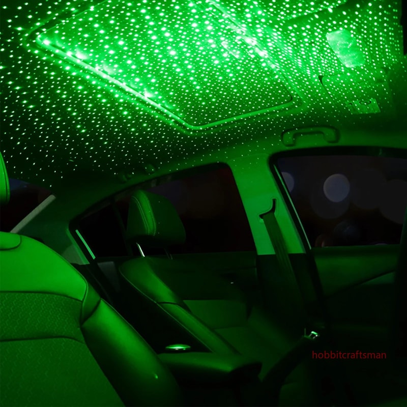 USB Car Roof Star Light Projector For Galaxy Interior Ambiance 1