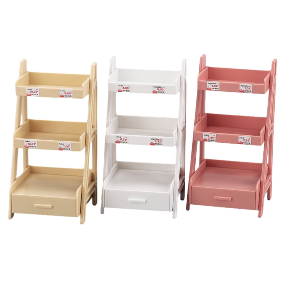 Miniature Plant Stand Shelf For Dollhouse Display Rack Fairy Garden Furniture 1