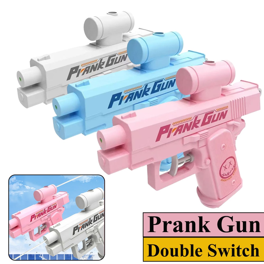 Two Way Water Gun Prank Toy for Reverse Spray Fun
