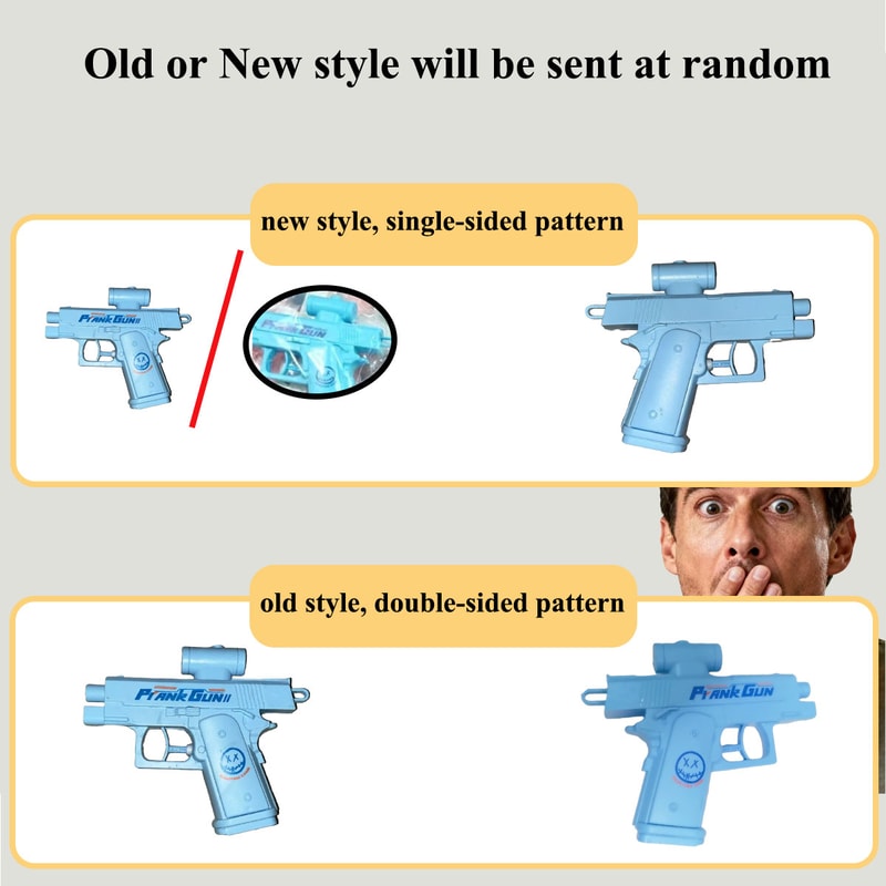 Two Way Water Gun Prank Toy for Reverse Spray Fun