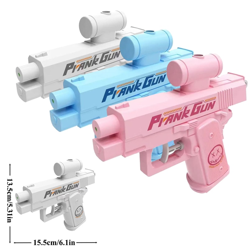 Two Way Water Gun Prank Toy for Reverse Spray Fun
