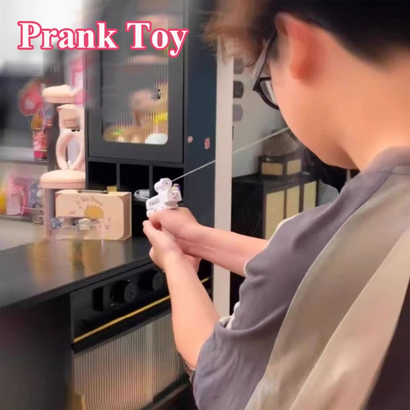 Two Way Water Gun Prank Toy for Reverse Spray Fun