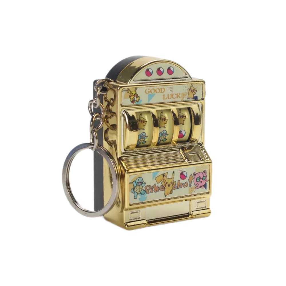 Pokemon Mini Slot Machine Keychain Turnable Fidget Toy Gift