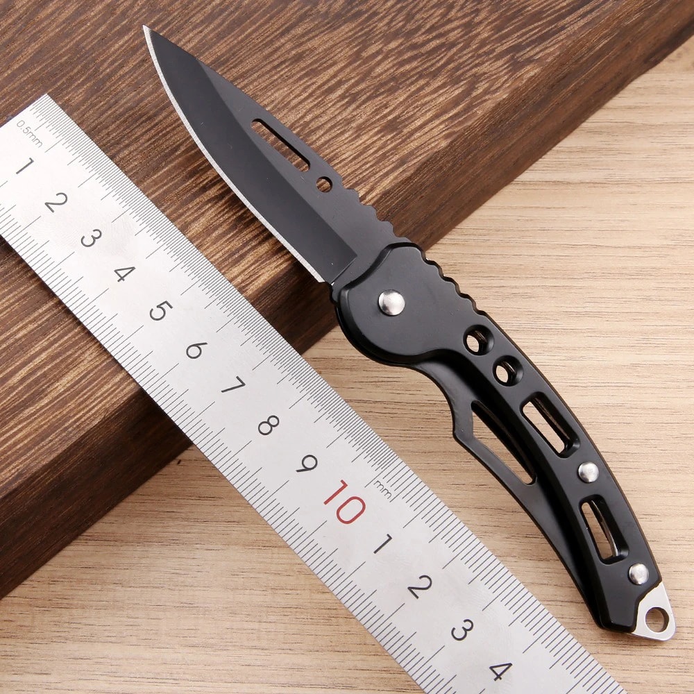 Mini Stainless Steel Keychain Folding Knife for Everyday Carry