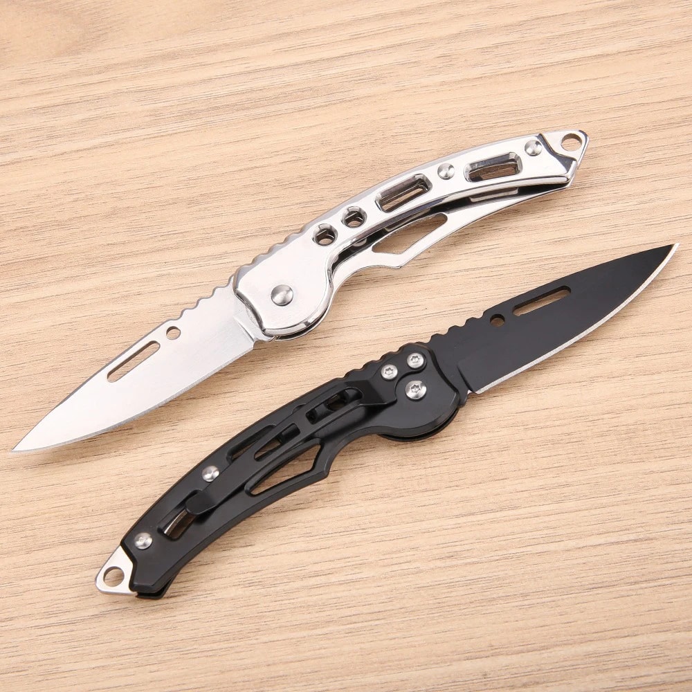 Mini Stainless Steel Keychain Folding Knife for Everyday Carry