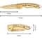 Mini Stainless Steel Keychain Folding Knife for Everyday Carry