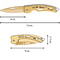 Mini Stainless Steel Keychain Folding Knife for Everyday Carry