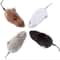 Lifelike Wind Up Plush Mouse Cat Toy for Interactive Chase Play