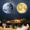 Moon Earth Galaxy Projector Night Light for Bedroom Ceiling
