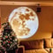 Moon Earth Galaxy Projector Night Light for Bedroom Ceiling