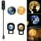 Moon Earth Galaxy Projector Night Light for Bedroom Ceiling