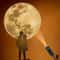 Moon Earth Galaxy Projector Night Light for Bedroom Ceiling