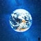 Moon Earth Galaxy Projector Night Light for Bedroom Ceiling