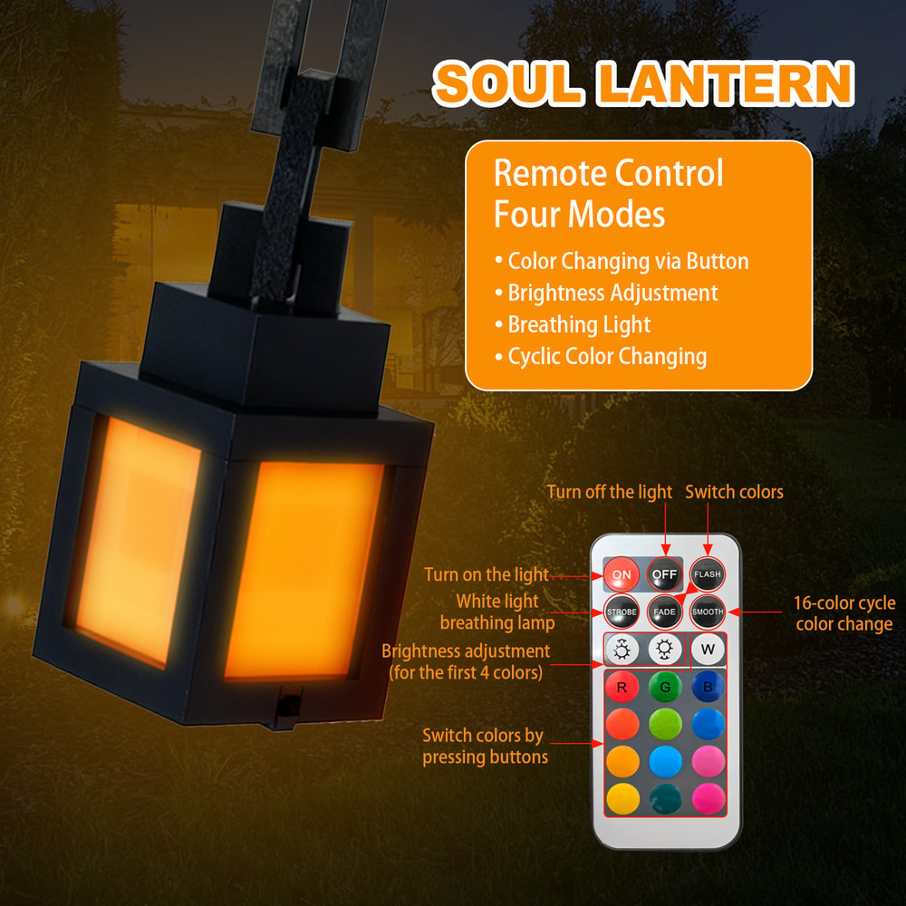 Pixel Lantern Night Light With Remote For Gaming Room Decor 2