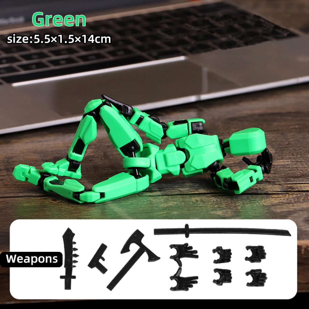 Printed Poseable Shapeshift Robot Action Figure Toy 7