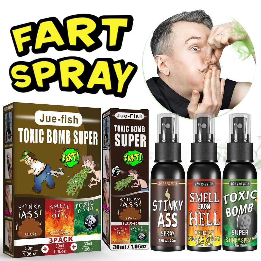 Extra Strong Poop Spray Non Toxic Fart Gag Prank Gift Smelly Stink Bomb Toy 0
