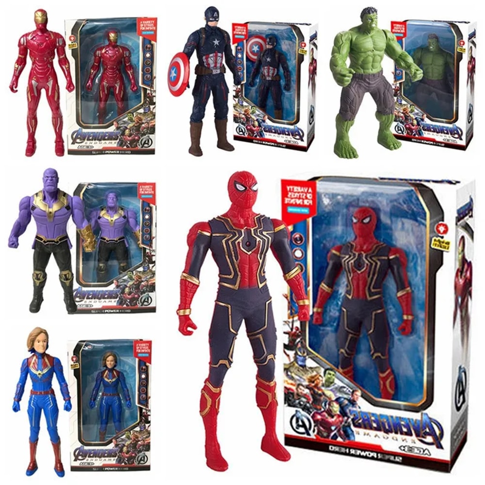Marvel Spiderman Action Figure Luminous Anime Toy, Perfect for Kids & Collectors