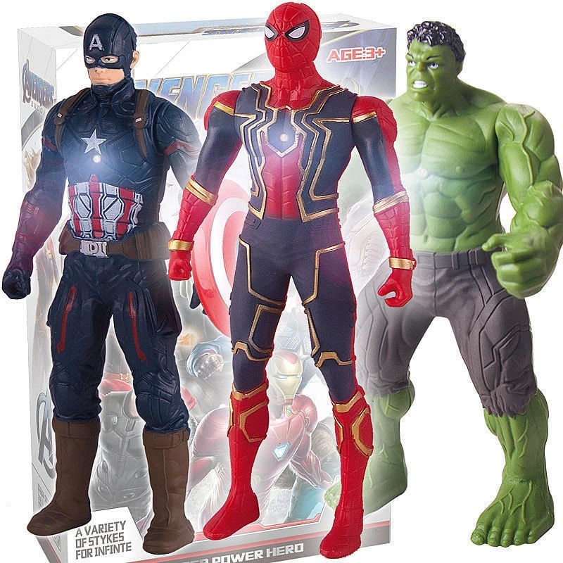 Marvel Spiderman Action Figure Luminous Anime Toy, Perfect for Kids & Collectors