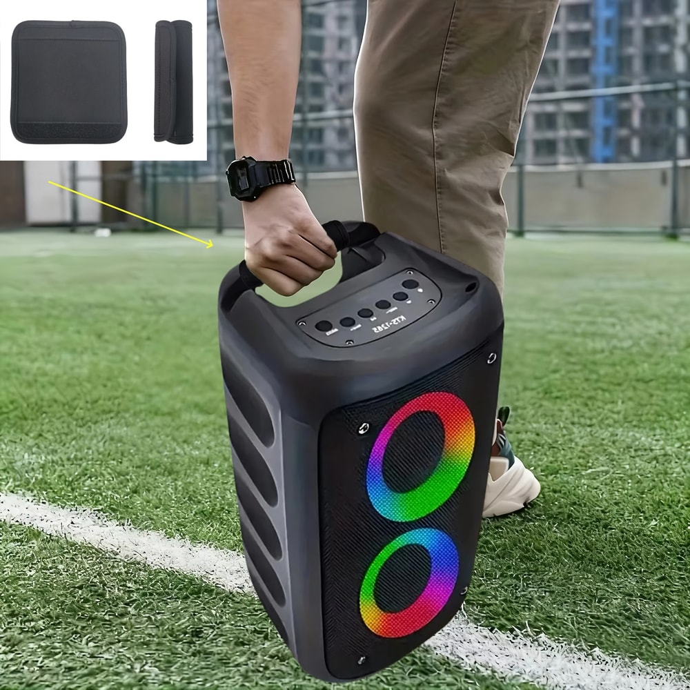 Speaker Handle Protector Non Slip Grip Durable Textile Material Compatible With Boombox 1