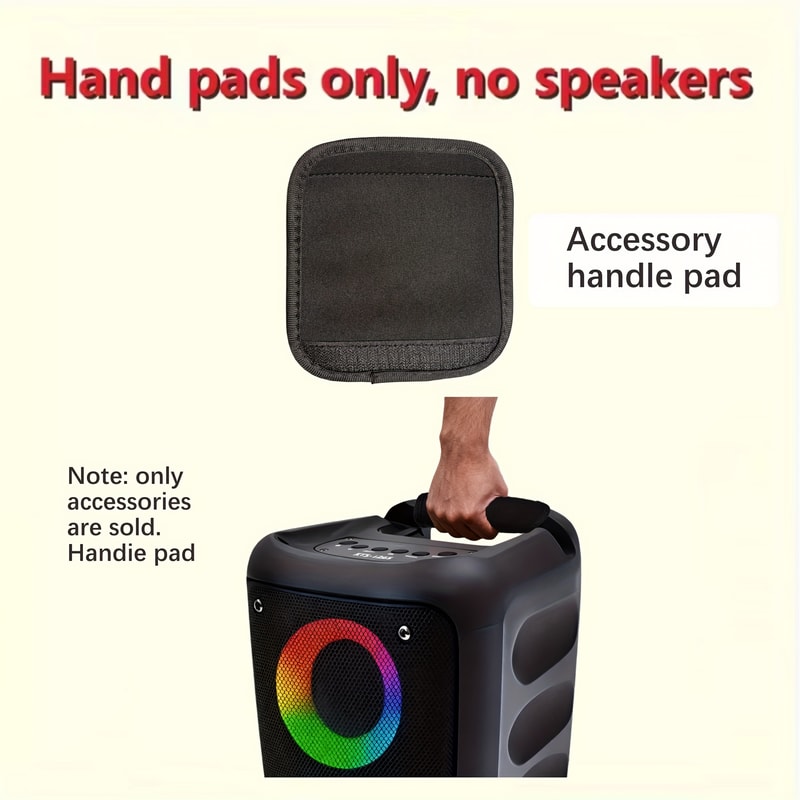 Speaker Handle Protector Non Slip Grip Durable Textile Material Compatible With Boombox 4
