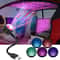 LED Starry Sky Night Light Projector, USB Powered Galaxy Lamp for Car Roof & Room Ceiling Decor