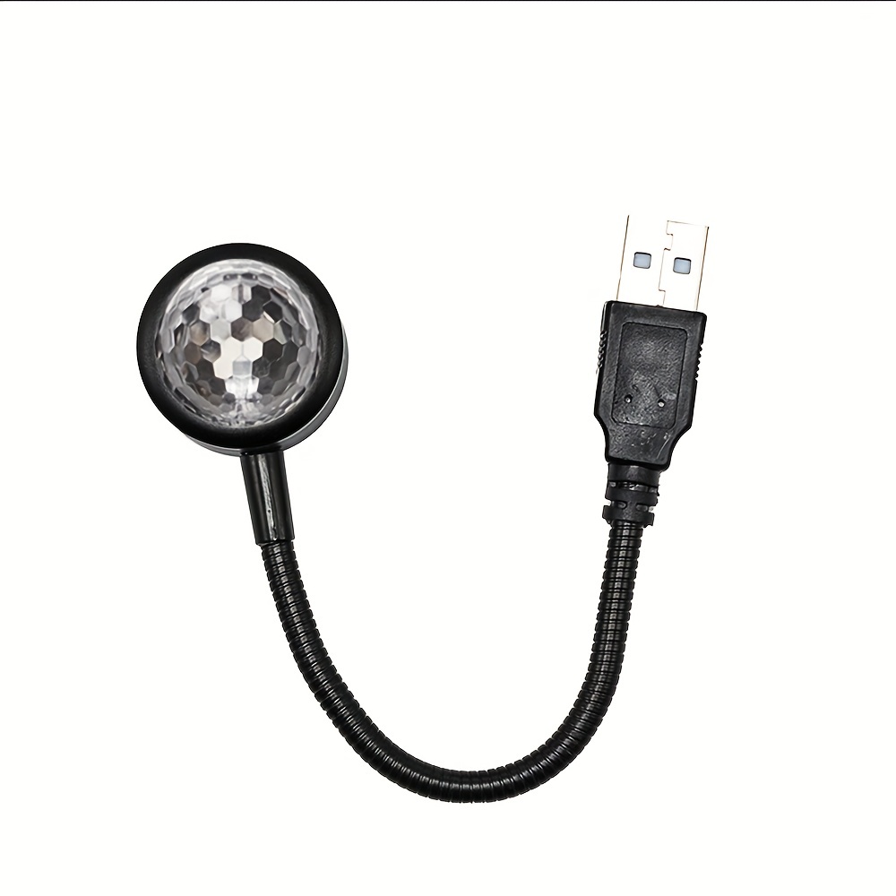 LED Starry Sky Night Light Projector, USB Powered Galaxy Lamp for Car Roof & Room Ceiling Decor
