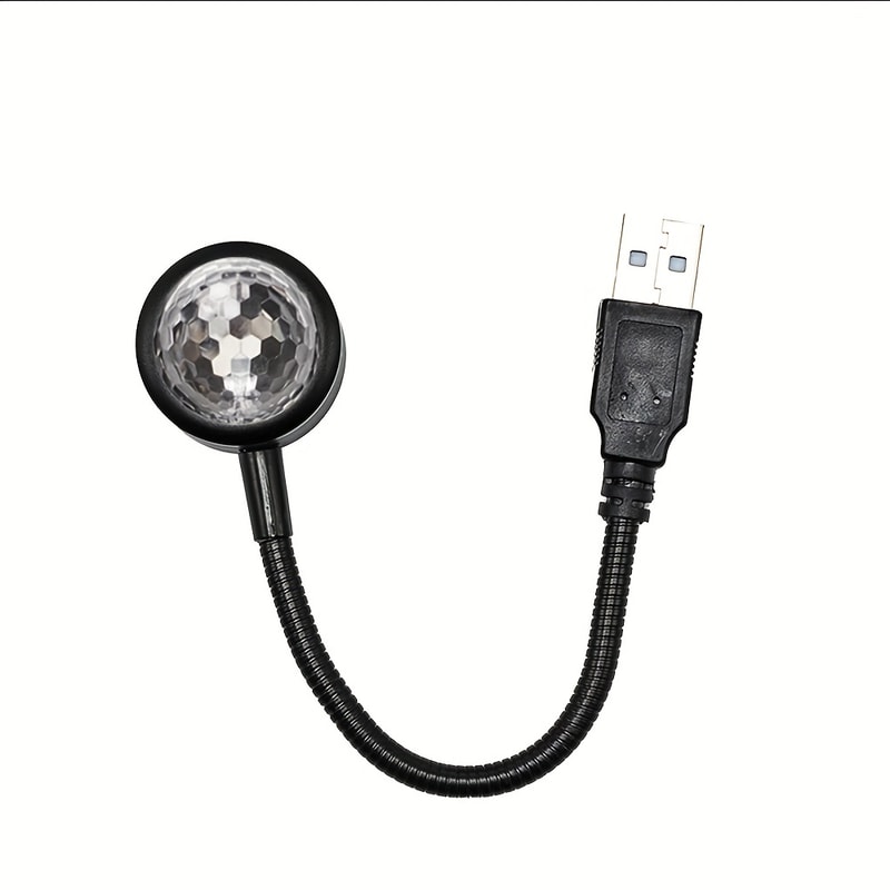 LED Starry Sky Night Light Projector, USB Powered Galaxy Lamp for Car Roof & Room Ceiling Decor