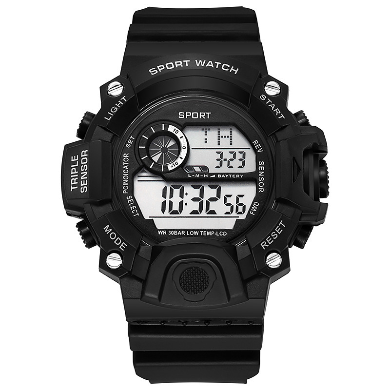 Multifunctional Sports Watch For Men Waterproof Luminous Military Design With Alarm 9