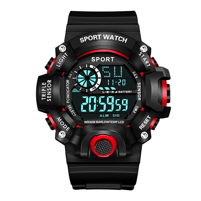 Multifunctional Sports Watch For Men Waterproof Luminous Military Design With Alarm 11