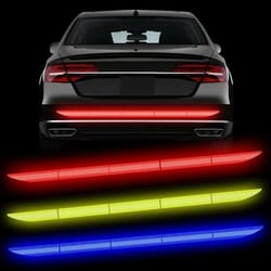 reflective car sticker safety tape anti collision warning tape for automobile trunk, night reflective