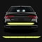 Reflective Car Sticker Safety Tape Anti Collision Warning Tape for Automobile Trunk, Night Reflective
