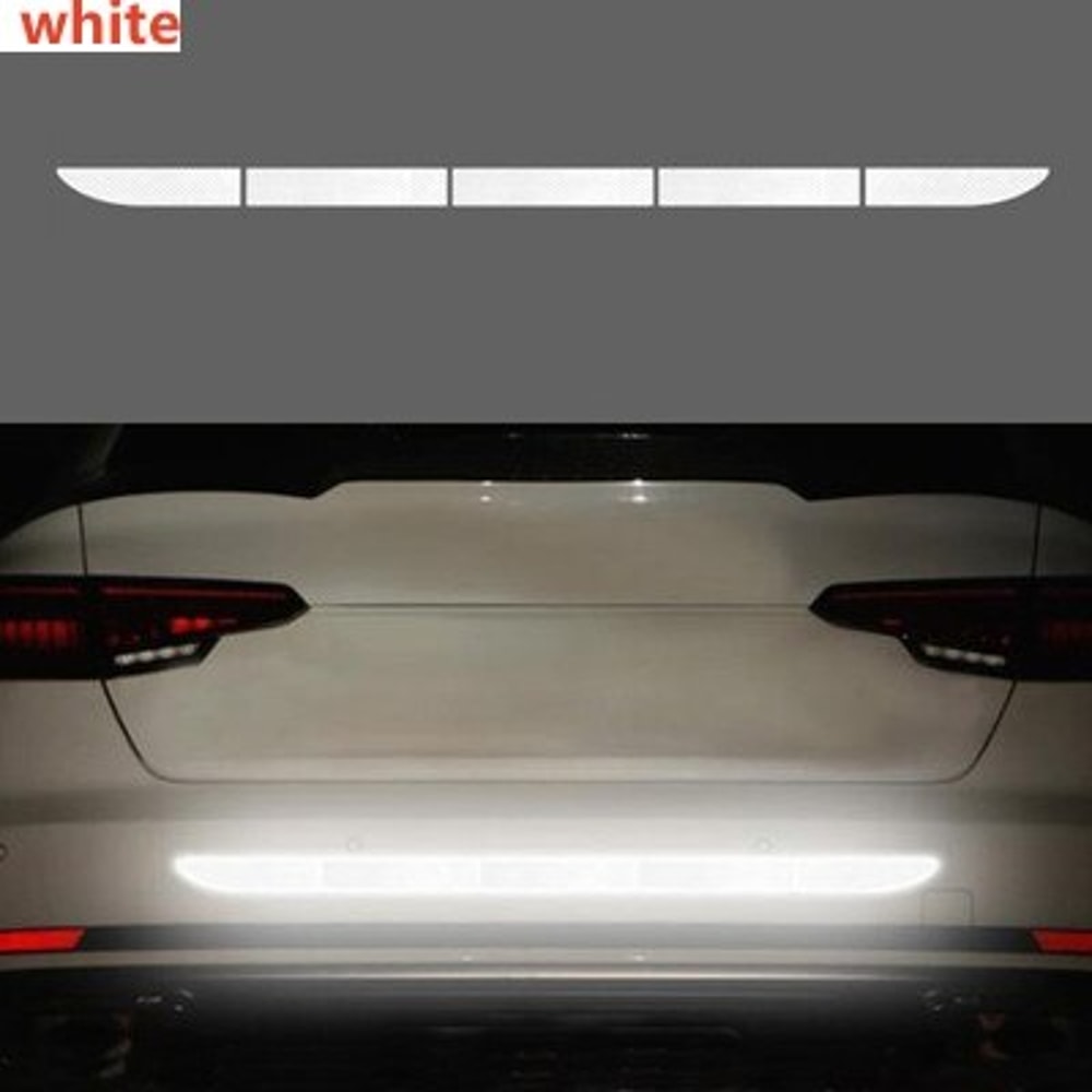 Reflective Car Sticker Safety Tape Anti Collision Warning Tape for Automobile Trunk, Night Reflective