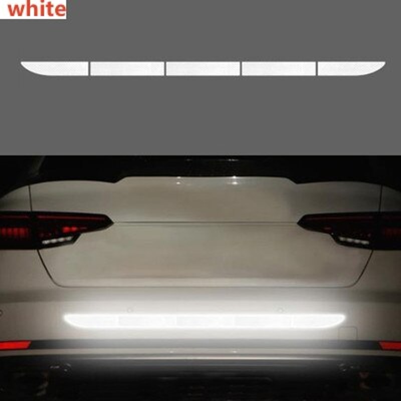 Reflective Car Sticker Safety Tape Anti Collision Warning Tape for Automobile Trunk, Night Reflective