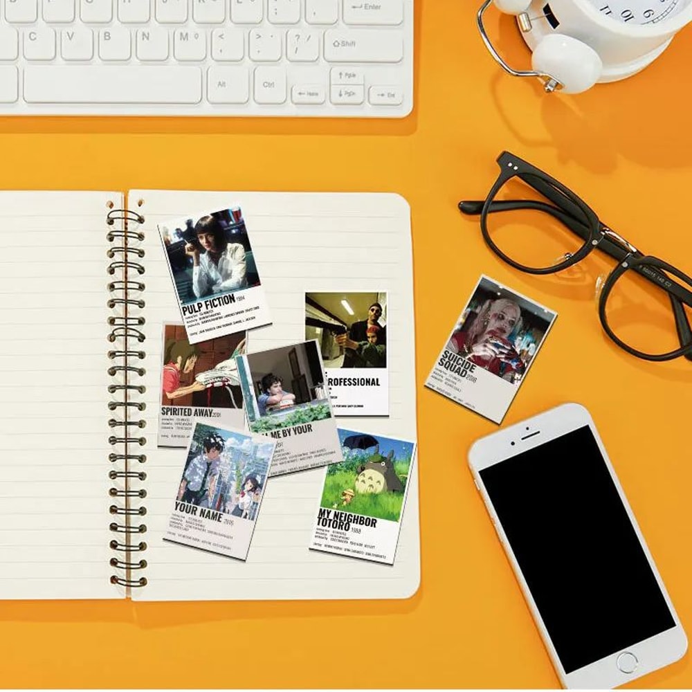 Classic Movie & Anime Stickers Set DIY Custom Decals for Phone, Laptop, Luggage, Car, and Scrapbook