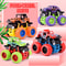 Pull Back Toy Car Inertial Rotation Four Wheel Drive Off Road SUV Racing Vehicle For Kids 0