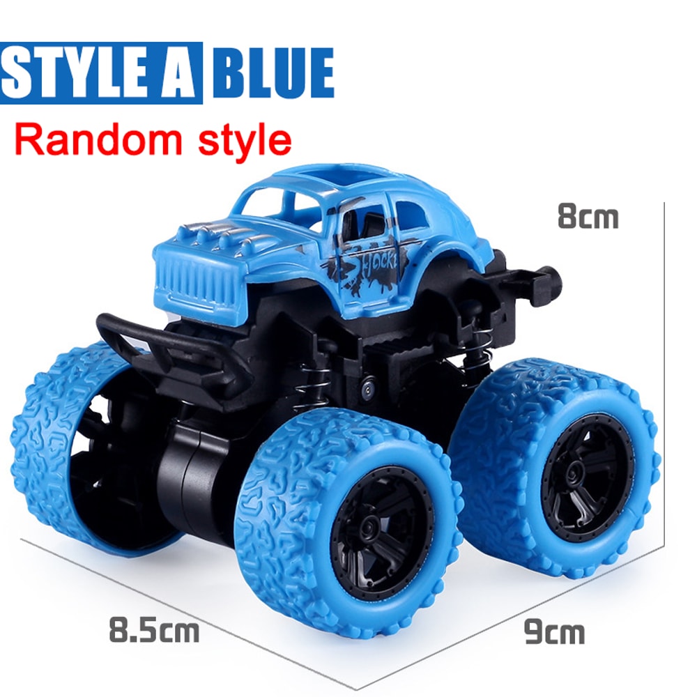 Pull Back Toy Car Inertial Rotation Four Wheel Drive Off Road SUV Racing Vehicle For Kids 5