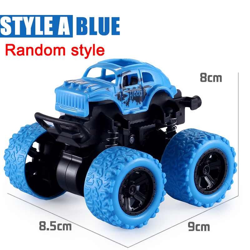 Pull Back Toy Car Inertial Rotation Four Wheel Drive Off Road SUV Racing Vehicle For Kids 5