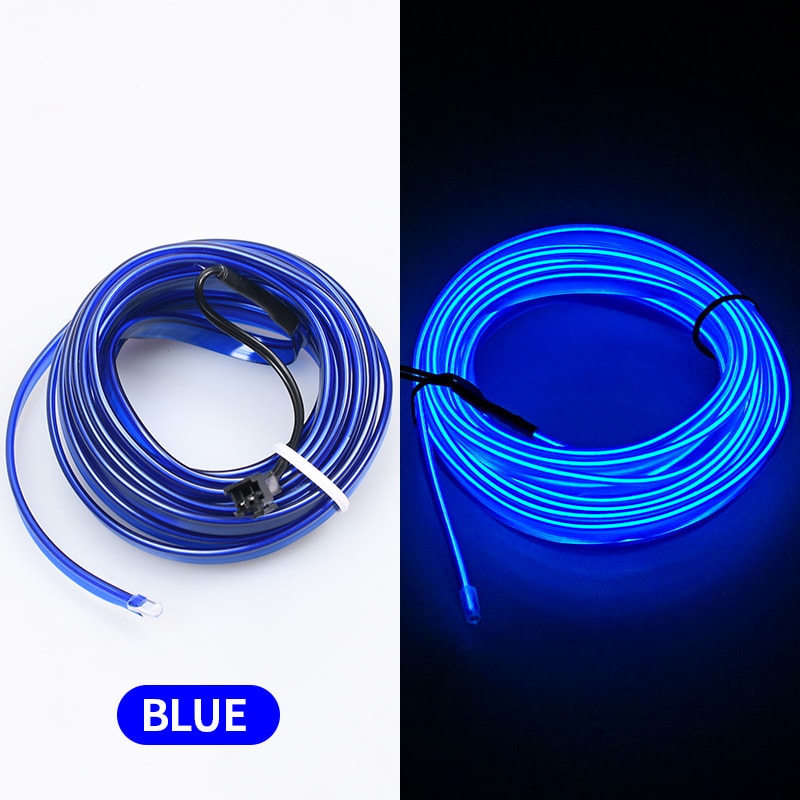 Car Interior LED Strip Light Flexible USB Atmosphere Lamp for Auto Decoration