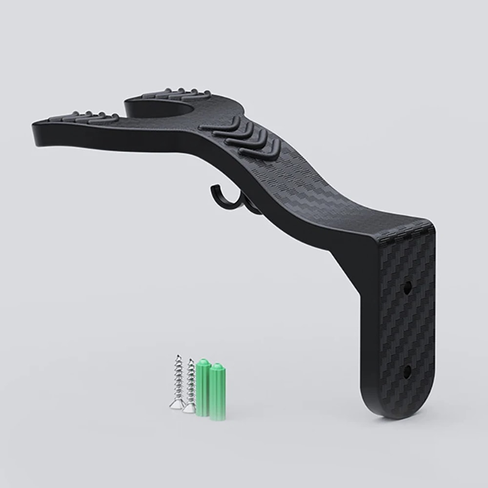 Motorcycle Helmet Hook Rack Wall Mount Organizer for Jackets, Luggage & Gear