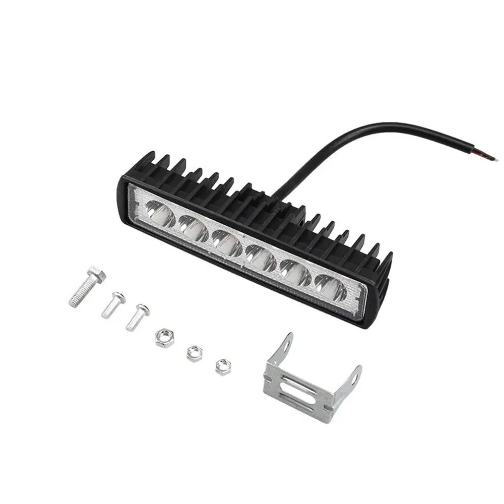 LED Car Work Light High Bright Offroad Fog Headlight for Trucks & Automobiles, DRL Driving Lamp