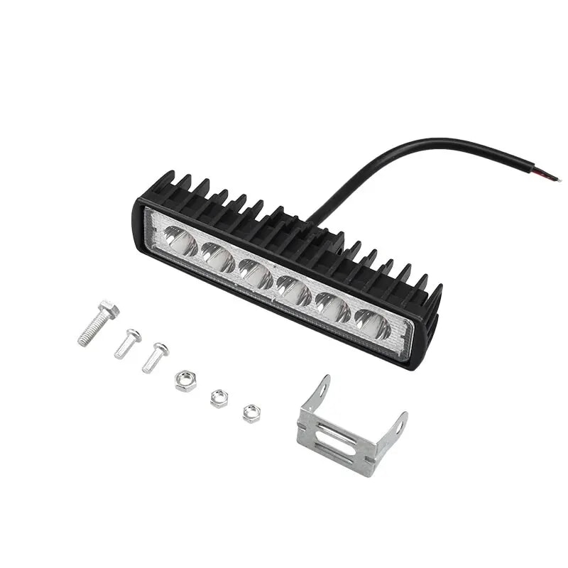 LED Car Work Light High Bright Offroad Fog Headlight for Trucks & Automobiles, DRL Driving Lamp