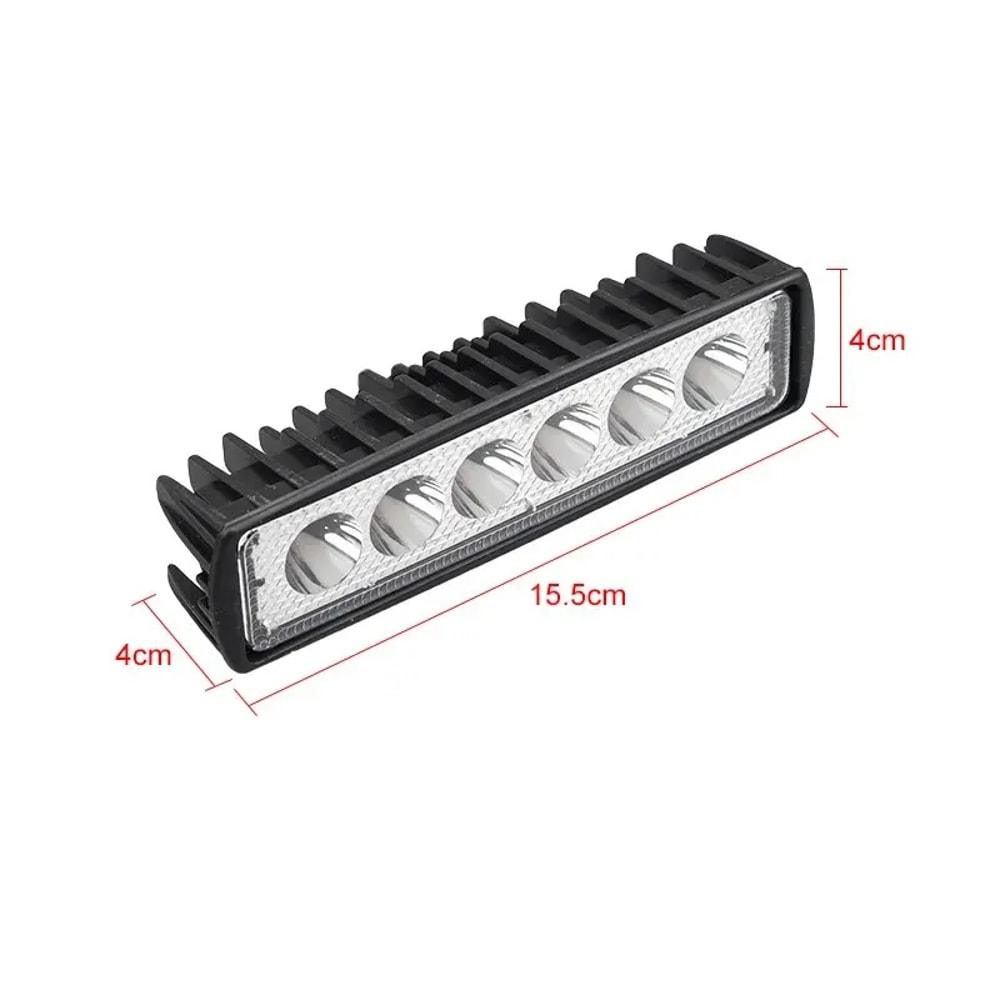 LED Car Work Light High Bright Offroad Fog Headlight for Trucks & Automobiles, DRL Driving Lamp