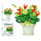 Creative Building Block Bouquet Eternal Rose Sunflower Plant Assembled Building Block Toy Gift 1