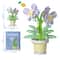 Creative Building Block Bouquet Eternal Rose Sunflower Plant Assembled Building Block Toy Gift 4