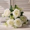 Rose Pink Peony Silk Bouquet Wedding Home Decor Artificial Flower Arrangement 10