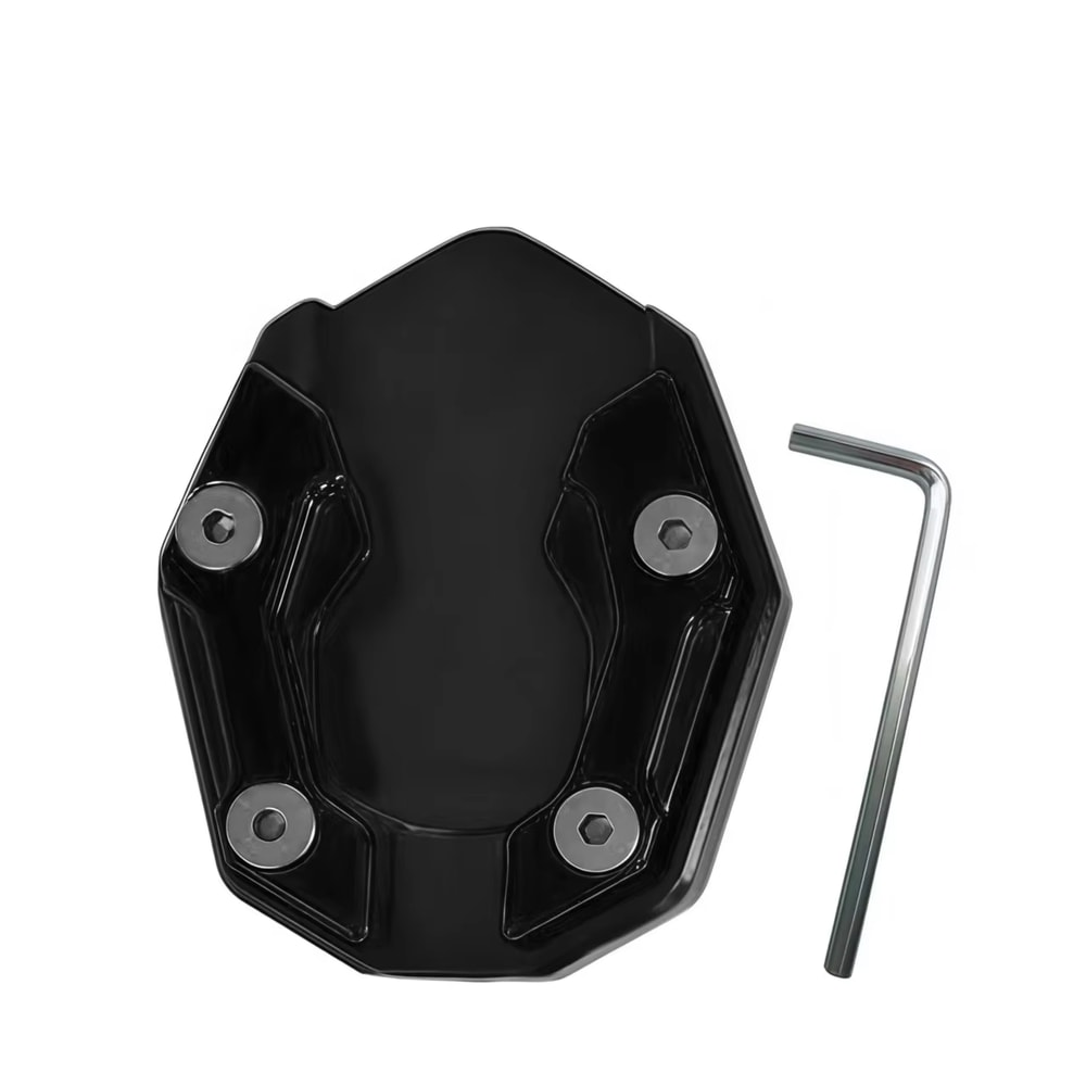 Motorcycle Kickstand Extender Foot Support Plate Aluminum Alloy Scooter Stand Side Stand For Motorb 5
