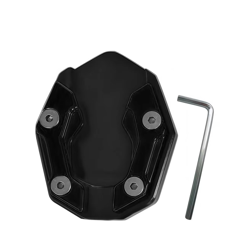 Motorcycle Kickstand Extender Foot Support Plate Aluminum Alloy Scooter Stand Side Stand For Motorb 5