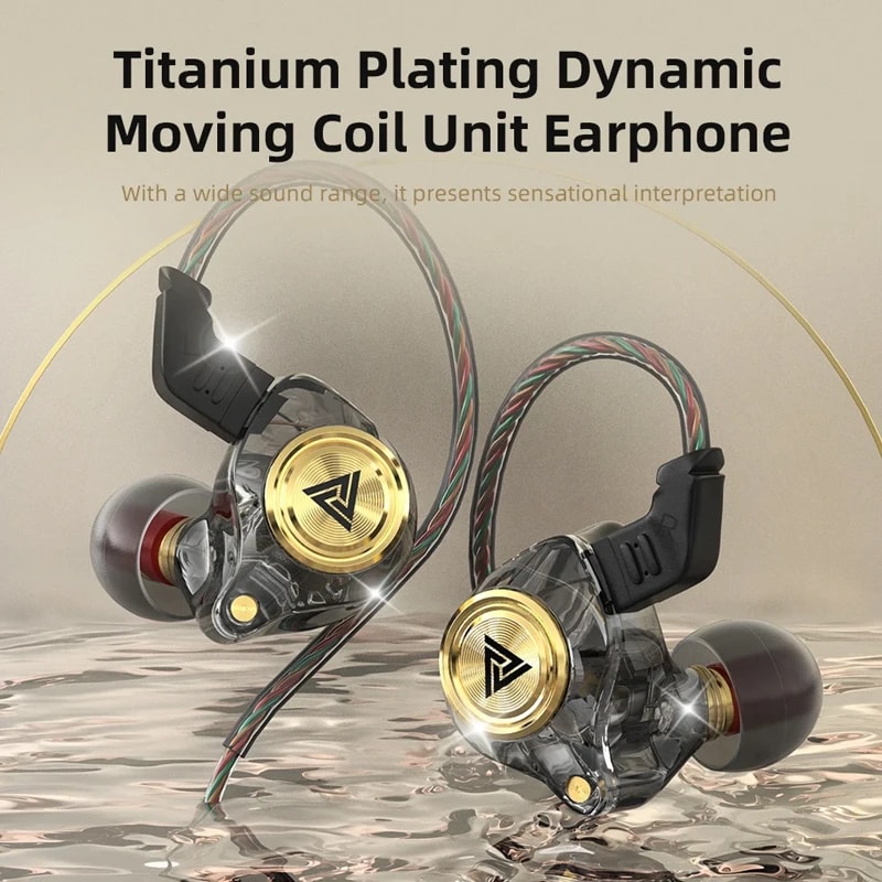 Wired Earphones with Microphone Noise Cancelling Earbuds for Sport & Gaming Headset