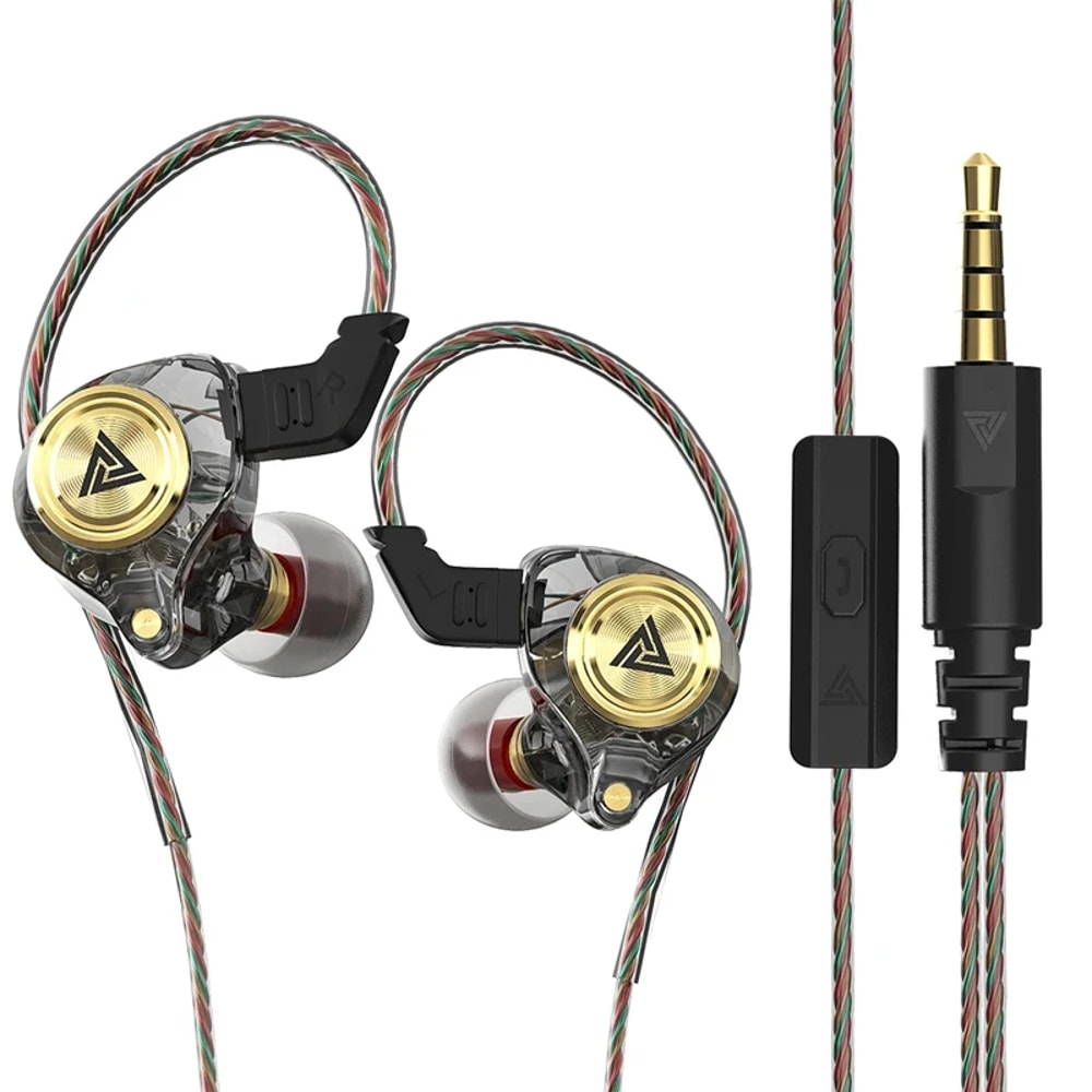 Wired Earphones with Microphone Noise Cancelling Earbuds for Sport & Gaming Headset