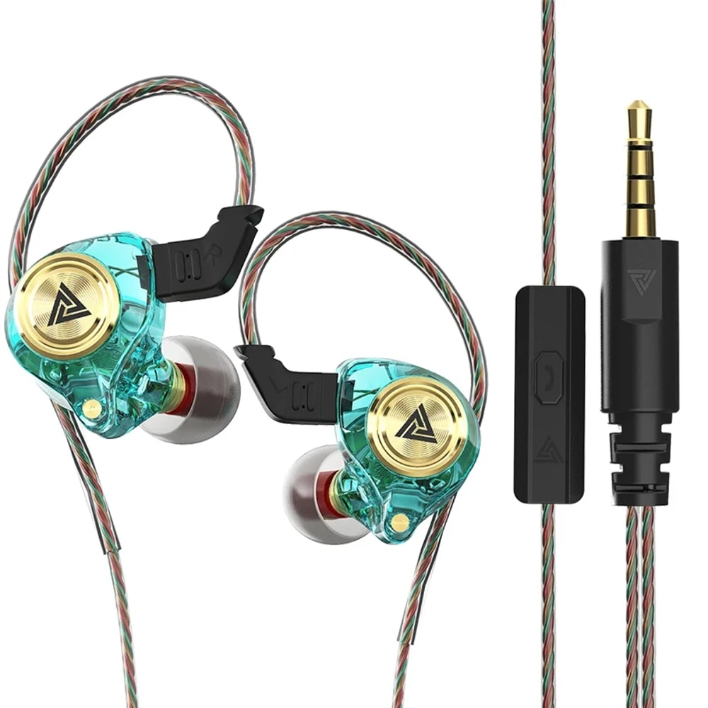 Wired Earphones with Microphone Noise Cancelling Earbuds for Sport & Gaming Headset